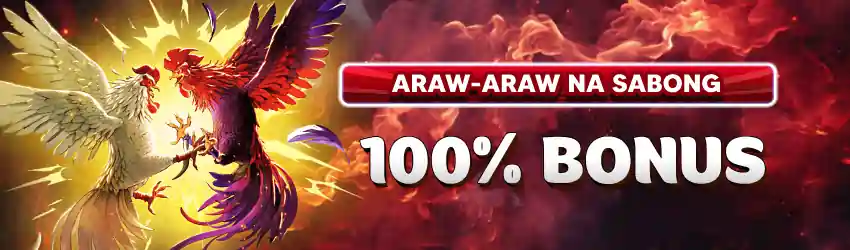 sabong 100% bonus