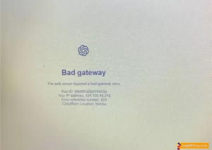 bad gateway chatgpt