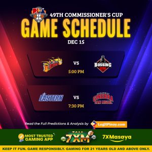 PBA 49th Commissioners Cup Dec 15