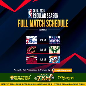 NBA Regular Season Dec 21