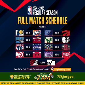 NBA Regular Season Dec 27