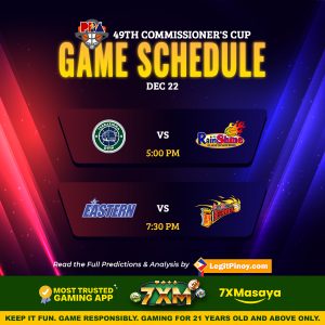 PBA 49th Commissioners Cup Dec 22